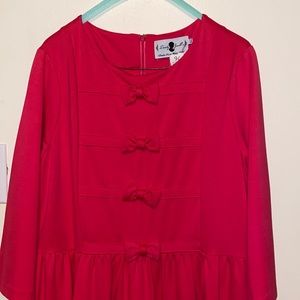Dainty Jewells Madeline Dress, Pink, Size XL